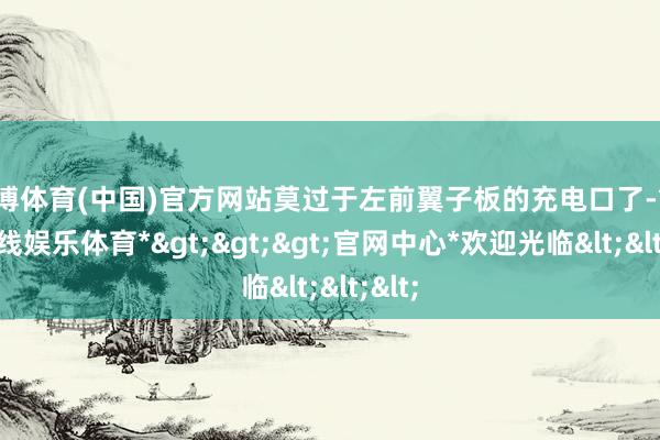 世博体育(中国)官方网站莫过于左前翼子板的充电口了-*世博在线娱乐体育*>>>官网中心*欢迎光临<<<