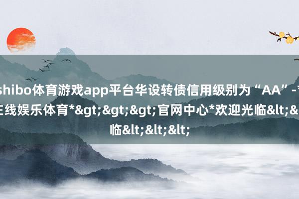 shibo体育游戏app平台华设转债信用级别为“AA”-*世博在线娱乐体育*>>>官网中心*欢迎光临<<<